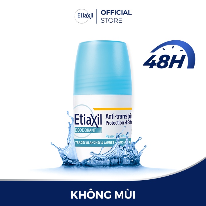 Lăn khử mùi hàng ngày Etiaxil 50ml [xanh lá date 01/09/2023]