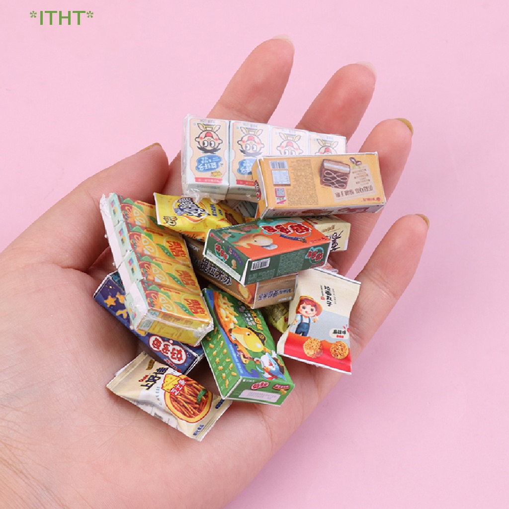 Mô Hình Thức Ăn Siêu Thị Trang Trí Nhà Búp Bê Tỉ Lệ 1: 12 Mới