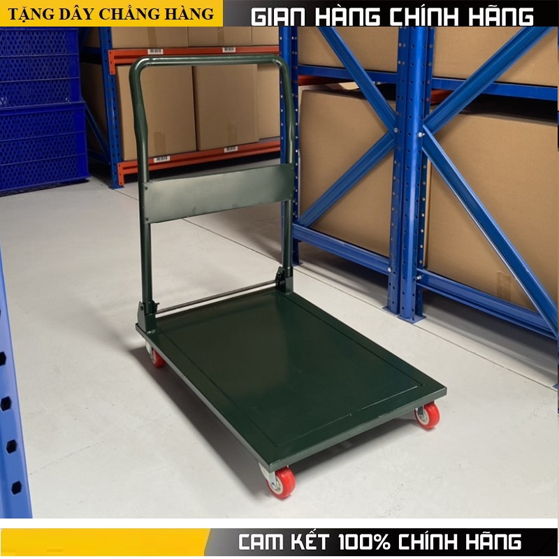 Xe Kéo Hàng - Xe Đẩy Hàng TOSHIDO Nhập Khẩu Gấp Gọn Bản Nâng Cấp Tải Trọng 200kg có bánh xoay 360 độ Tiện Lợi