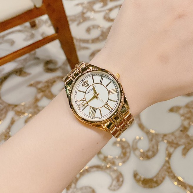 Đồng hồ versace dây thép không gỉ, hàng full box, thẻ bảo hành 12 tháng - Dongho.versace | BigBuy360 - bigbuy360.vn