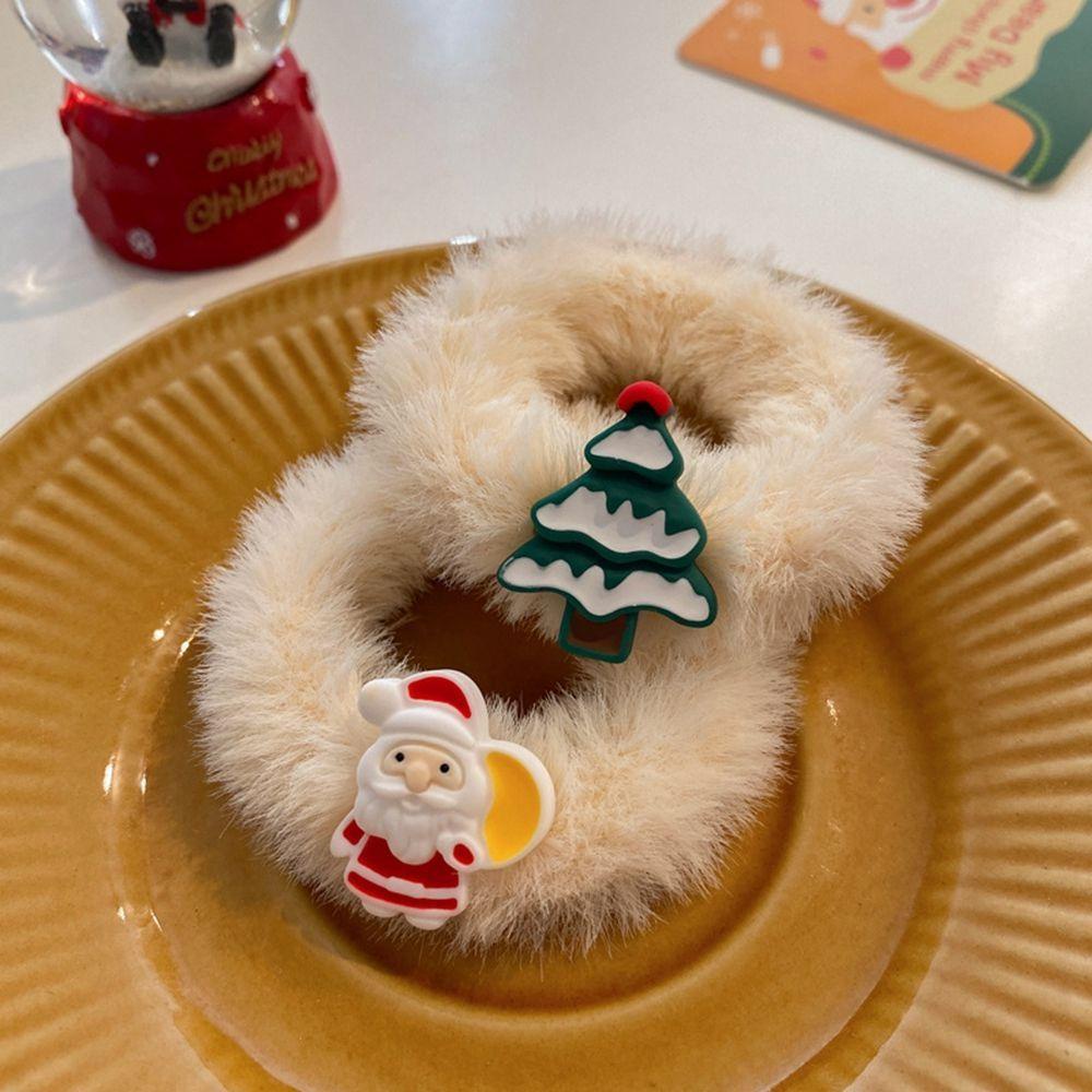 Dây Cột Tóc Phong Cách Giáng Sinh Dễ Thương Ngọt Ngào WMES15H