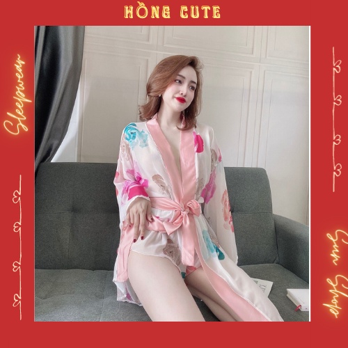 Váy Ngủ Áo Choàng 🌸 FREE SHIP🌸 Đầm Ngủ Sexy Lụa Chiffon Chất Siêu Mát, Sang Chảnh  < Size<70kg> Sun Shop | BigBuy360 - bigbuy360.vn