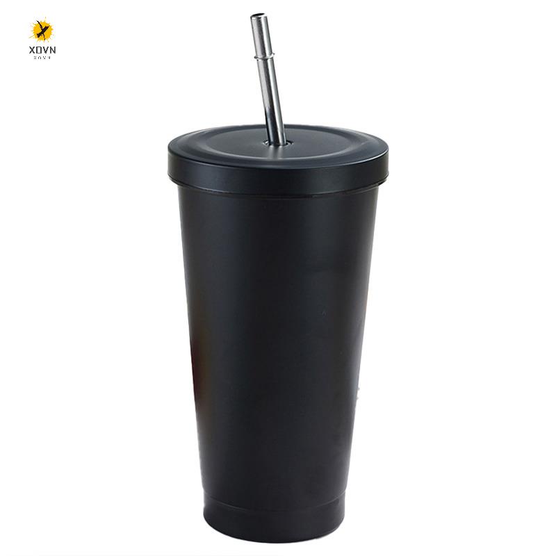 Bình nước giữ nhiệt bằng thép không gỉ 304 hai lớp có ống hút