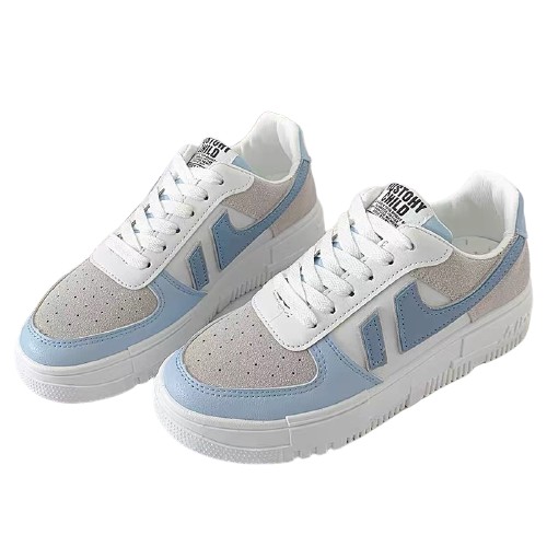 Giày thể thao nữ 66 đế bằng, Giày sneaker nữ thấp cổ kiểu dáng Hàn quốc | BigBuy360 - bigbuy360.vn