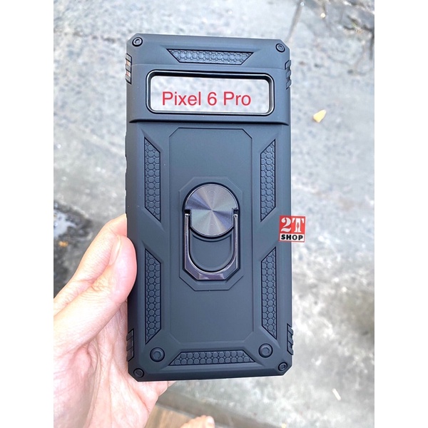 ỐP LƯNG CHỐNG SỐC GOOGLE PIXEL 6 PRO CÓ CHÂN CHỐNG INOX GỌN NHẸ