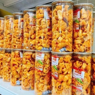 Da heo chiên giòn cháy tỏi ớt da heo mắm hành