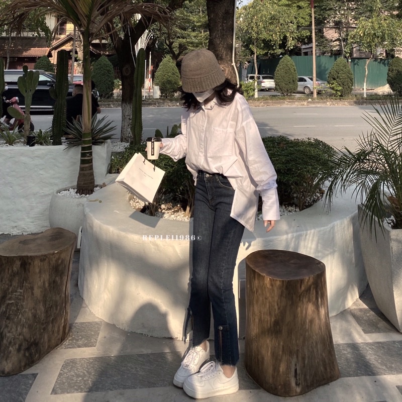 [Mã FAMARAL1 giảm 10K đơn 50K] [ ẢNH THẬT ĐỘC QUYỀN REPLEI1986 ] Quần jeans móc khoét 135