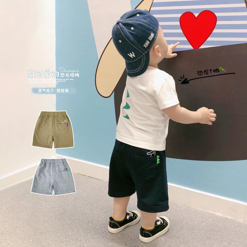 Quần Short Thể Thao Dáng Rộng In Hoạt Hình Kiểu Hàn Quốc Thời Trang Mùa Hè Cho Bé Trai