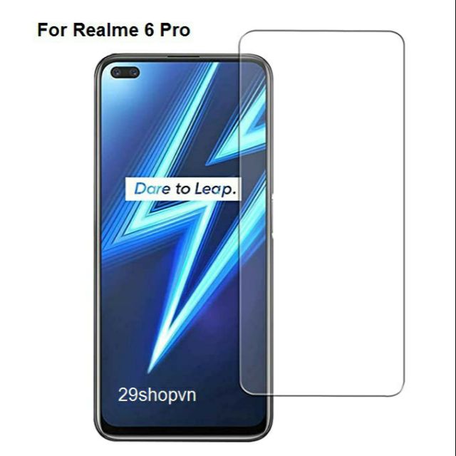 Kính cường lực Oppo realme 6/realme 6 pro kính trong suốt