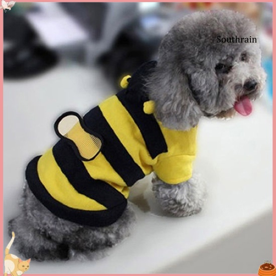 Áo Hoodie Họa Tiết Chú Ong Đáng Yêu Cho Thú Cưng