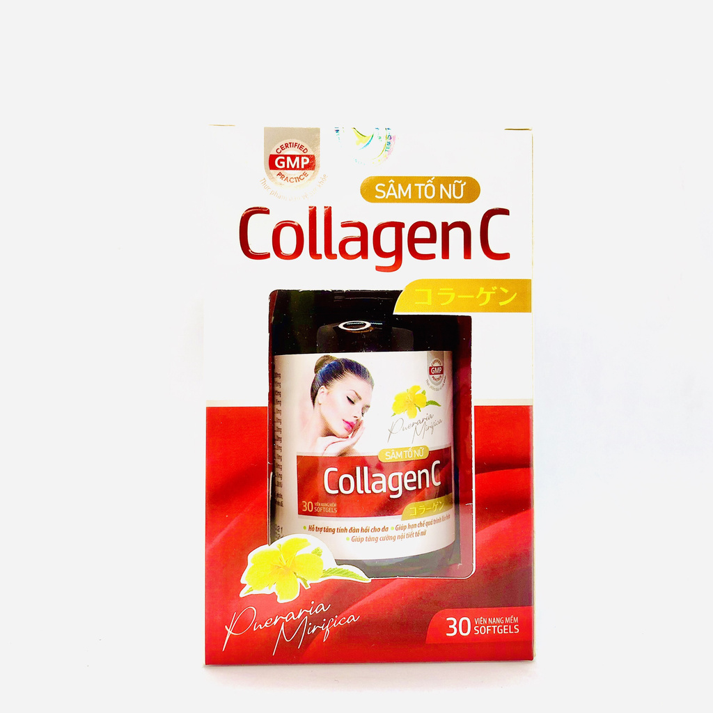 Sâm tố nữ collagenC - hỗ trợ tăng tính đàn hồi cho da, giúp hạn chế quá trình lão hóa da, tăng cường nội tiết tố nữ