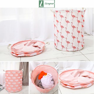 Giỏ Vải Đựng Quần Áo Đồ Chơi - Giỏ Sọt Đựng Quần Áo Đựng Đồ Đa Năng Chống Thấm Nước
