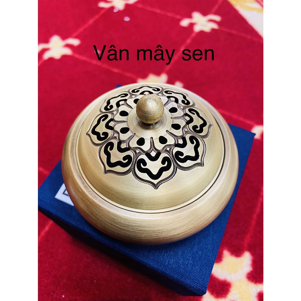 [PBMC]Lư xông tròn đồng thấp (HÀNG CAO CẤP)