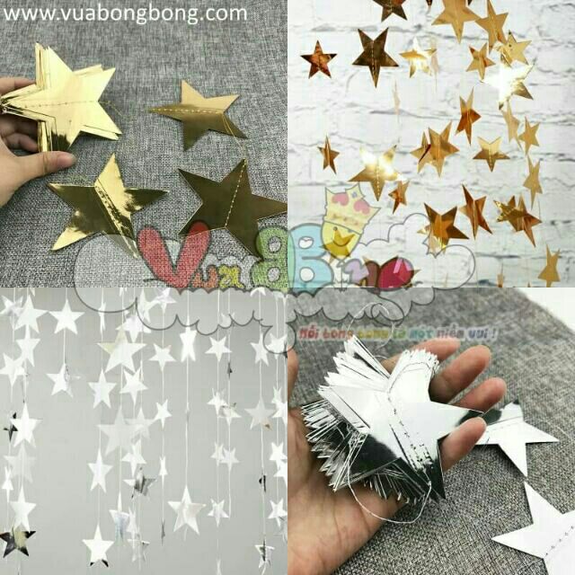 Dây sao trang trí dài 2m
