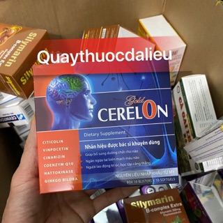 BỔ NÃO CERELON GOLD ,GIÚP HOẠT HUYẾT DƯỠNG NÃO (100 viên)