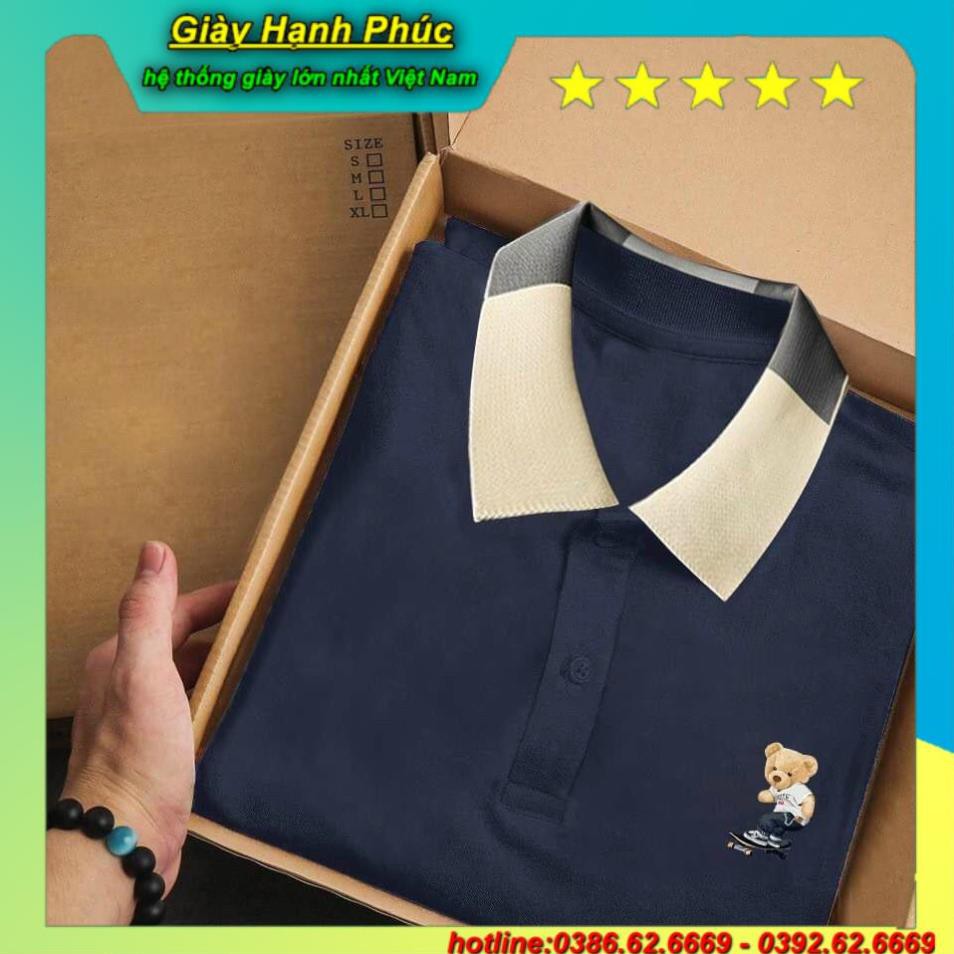 Áo thun nam có cổ form ôm phong cách công sở, polo tay ngắn đủ màu ngực thêu Beartin QA | BigBuy360 - bigbuy360.vn