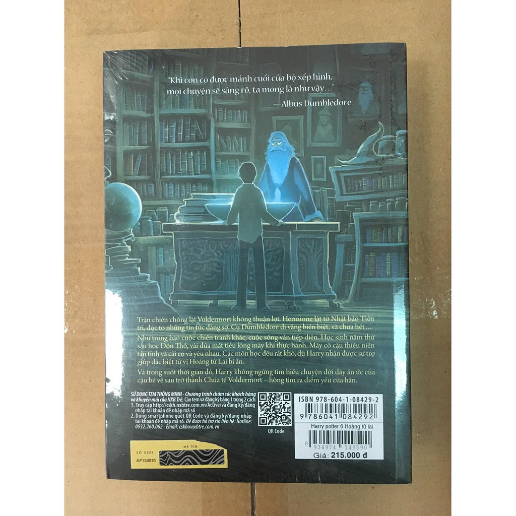 Sách: Harry Potter - Tập 6: Hoàng Tử Lai (Tái bản lần thứ 23)