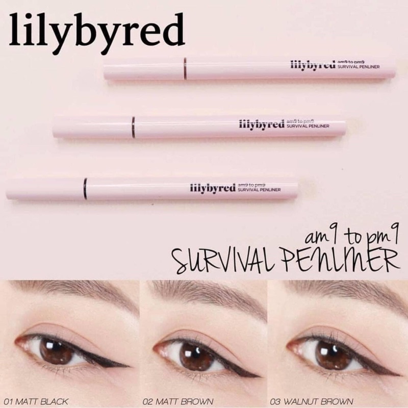 Kẻ mắt nước Lilybyred 9AM to 9PM Survial Penliner