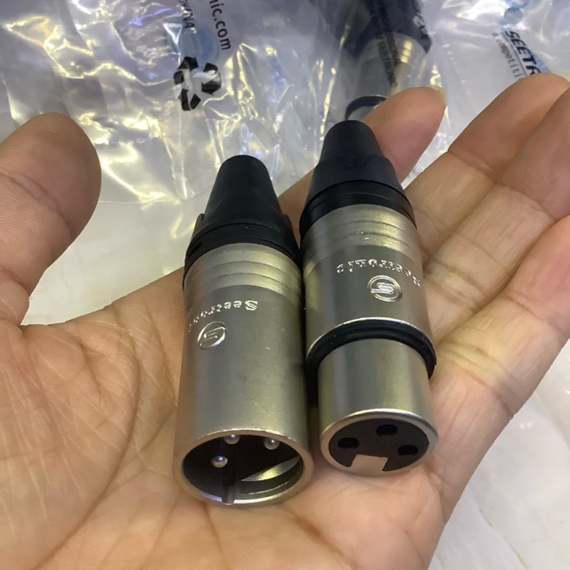 Jack canon XLR chính hãng seetronic SC3MXX,SC3FXX