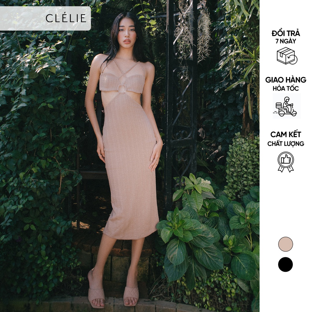 Đầm body khoét eo dáng dài | DOJA DRESS - CLÉLIE