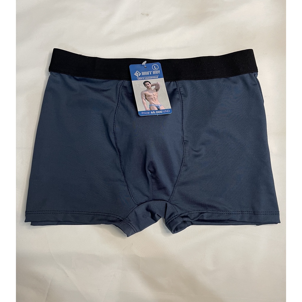 Quần sịp nam trơn thun lạnh boxer,quần lót nam đùi trơn co dãn 4 chiều, thoáng mát