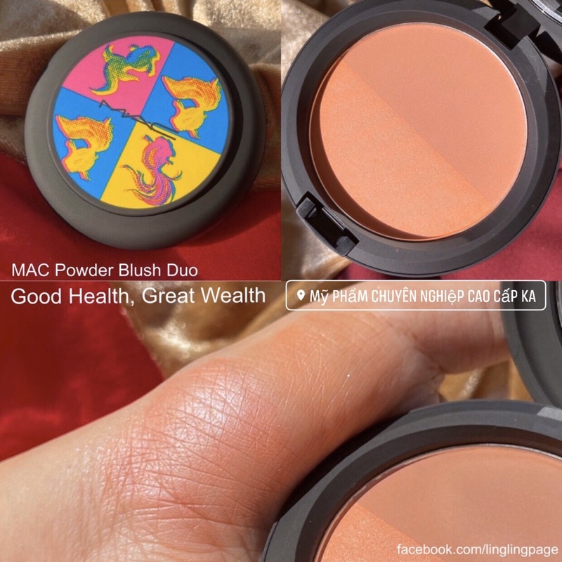 Phấn má hồng Mac 2 màu Moon Masterpiece