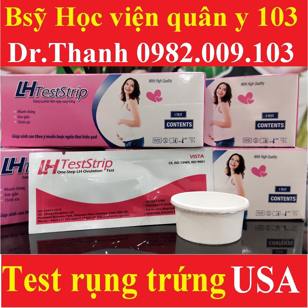 (CHE_TÊN_ĐƠN_HÀNG) Que test thử rụng trứng Ovutana, Chính xác cao [Ovu tana sinh con theo ý muốn] (1 que)