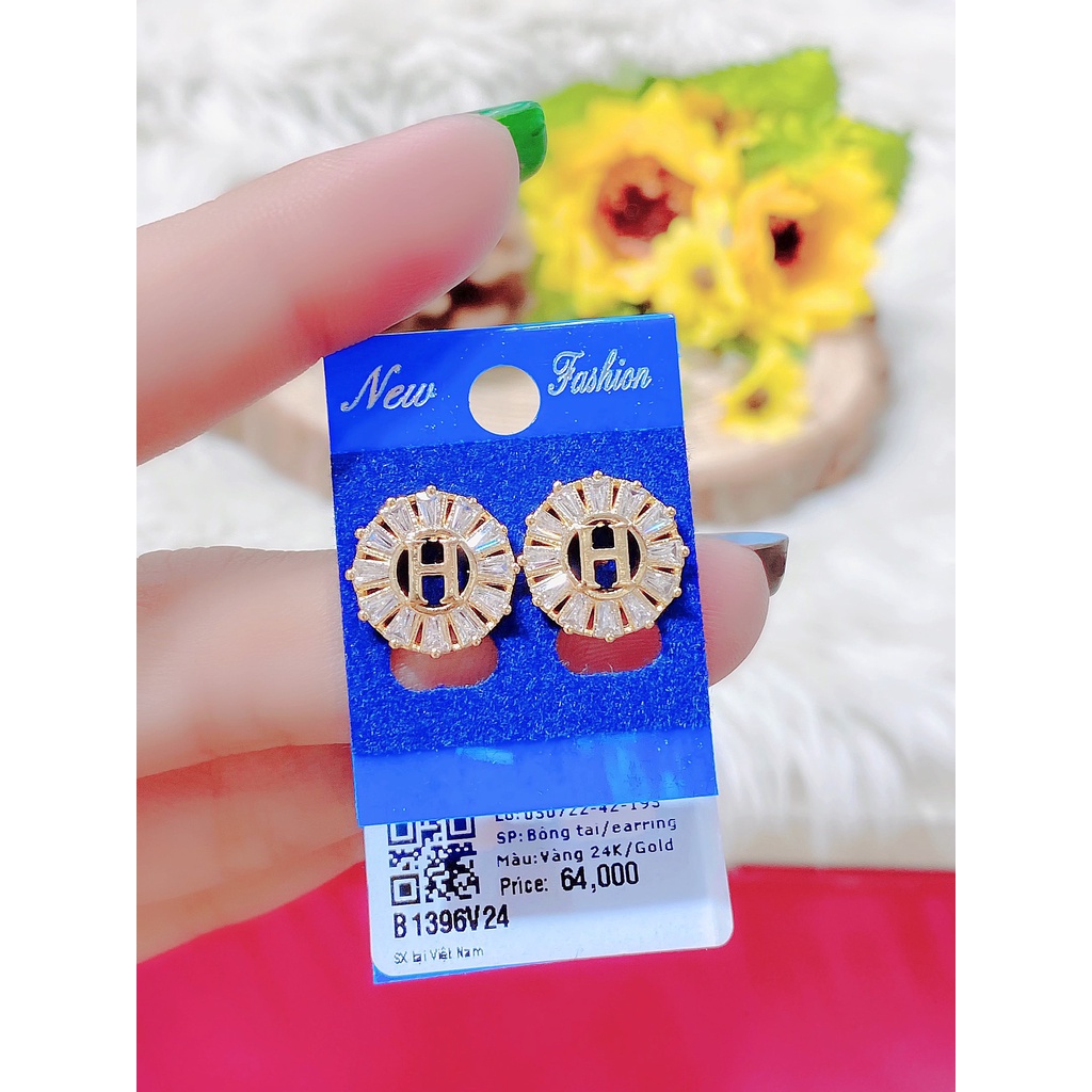 Bông tai nữ thời trang Hàn Quốc cao cấp UHA - [Rẻ Vô Địch] B1396