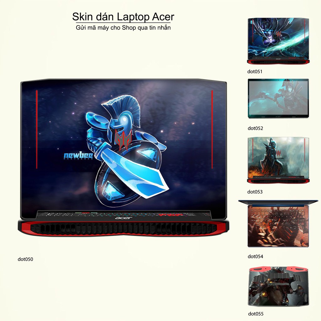 Skin dán Laptop Acer in hình Dota 2 _nhiều mẫu 9 (inbox mã máy cho Shop)