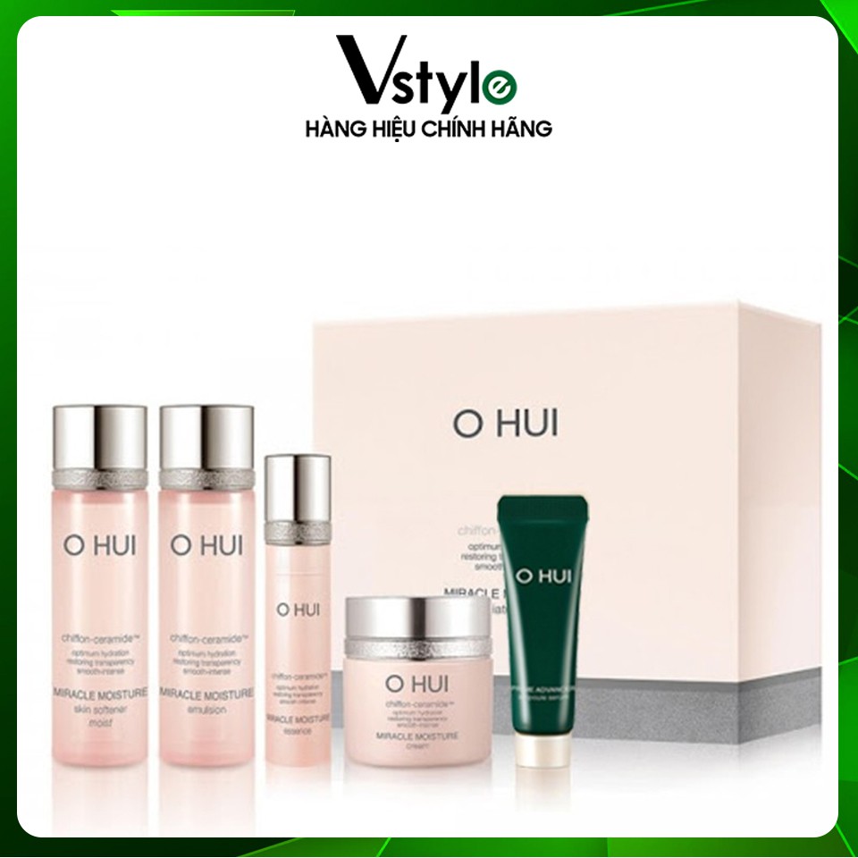 Bộ Dưỡng Da Du Lịch Dưỡng Ẩm - Căng Óng Da Toàn Diện Ohui Miracle Moisture