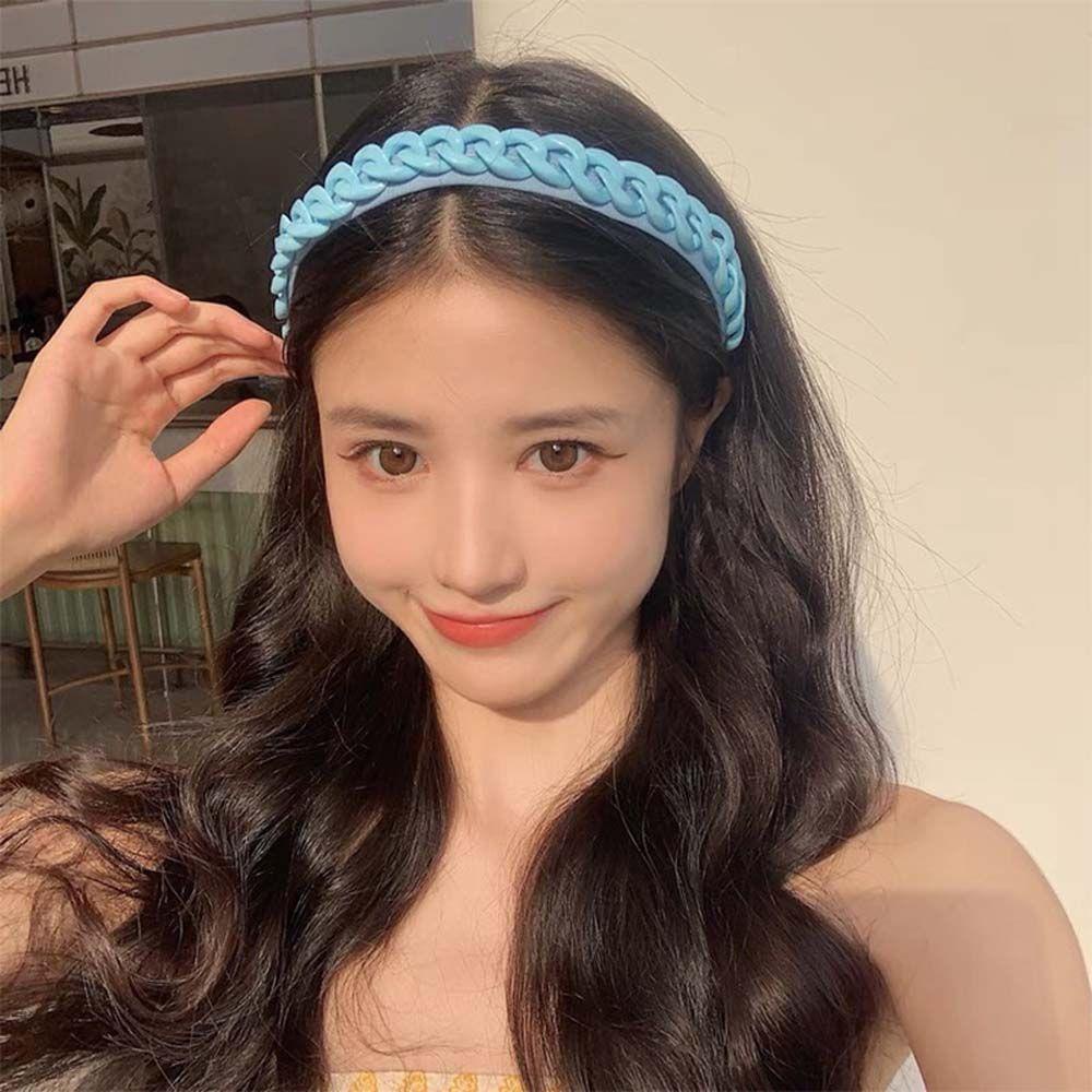 JARRED Băng Đô Bện Tóc Màu Kẹo Đơn Giản Dành Cho Nữ