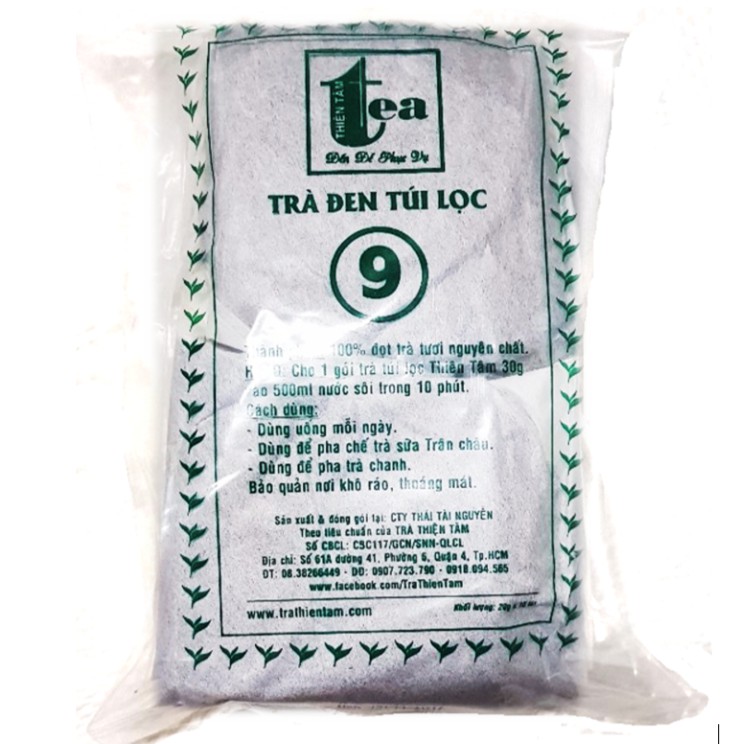 Trà Đen Số 9 Dạng Túi Lọc Thiện Tâm 200g