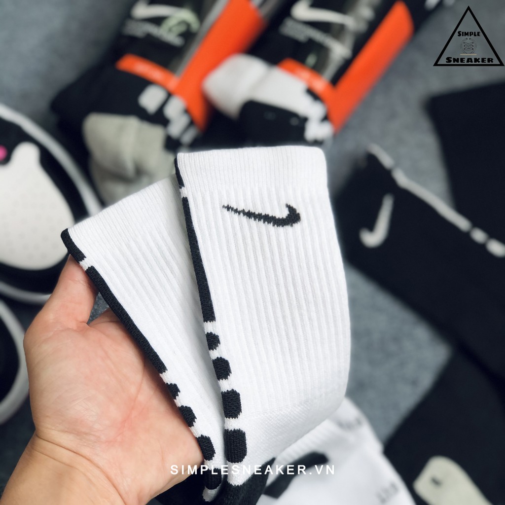 Tất Nike Cổ Cao Dri-Fit SS2 FREESHIP Vớ Nike Chính Hãng - Chất Cotton Thấm Hút Mồ Hôi Chống Hôi Chân Khi Chơi Thể Thao