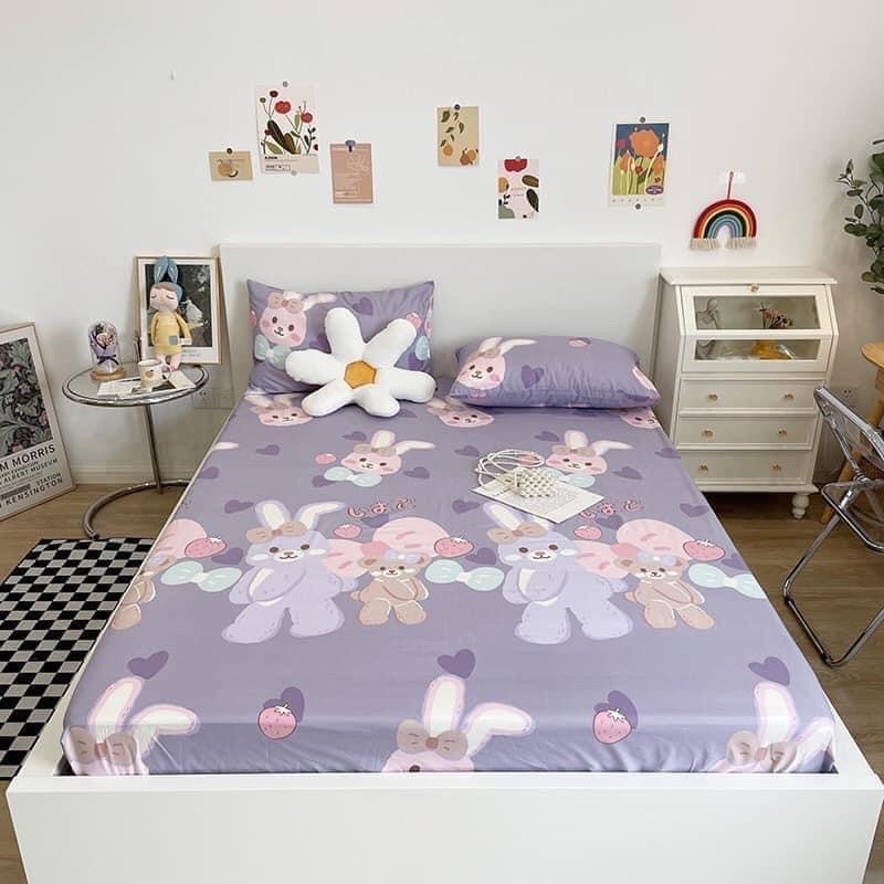 SET GA+ 2 VỎ GỐI COTTON THỎ TÍM