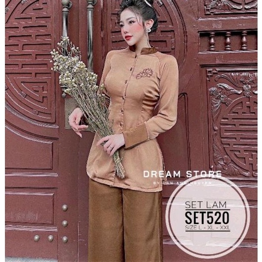 Set lam big size đi chùa từ 60kg-90kg