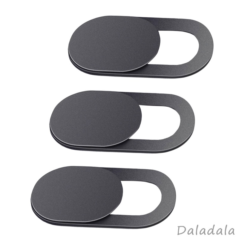 Set 3 Vỏ Bọc Webcam Siêu Mỏng Dạng Trượt Bảo Vệ Riêng Tư Cho Laptop / Máy Tính Đen | BigBuy360 - bigbuy360.vn