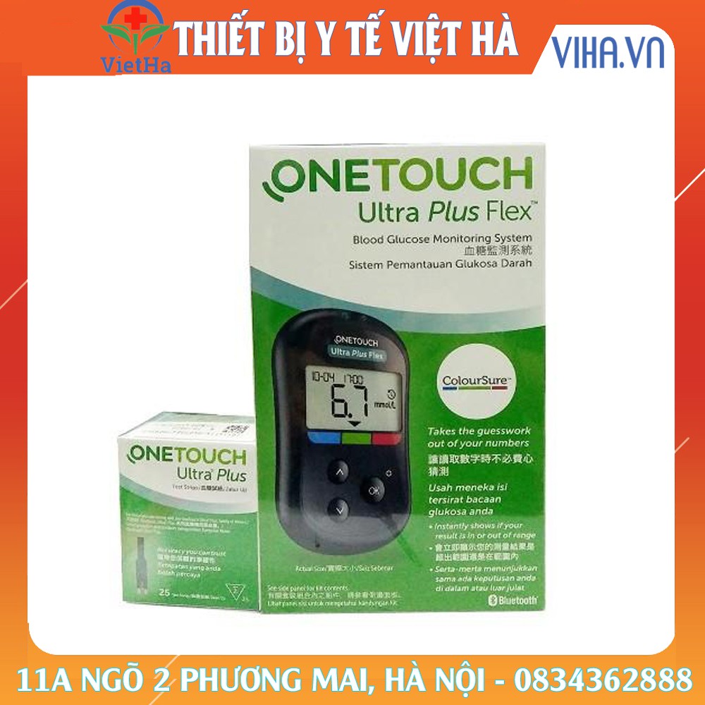 [Mã 254FMCGSALE giảm 8% đơn 500K] Máy đo đường huyết ONETOUCH ULTRA PLUS FLEX