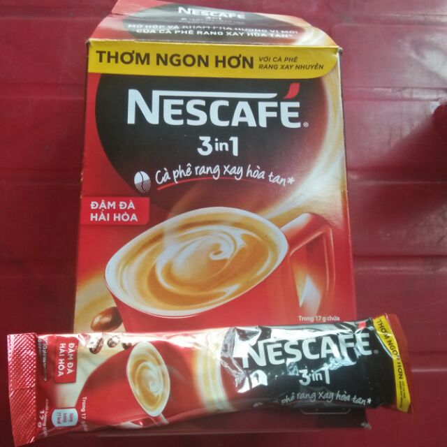 1 hợp 20 gói Cà phê rang xay hoà tan NESCAFE - 20 gói