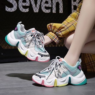 Giầy nữ 👟FreeShip👟 Mã giảm giá[GIAY THE THAO] Giày sneaker nữ đế 3 màu mẫu mới