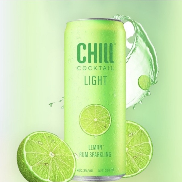 Thùng 6 lon Chill Cocktail mix vị 330ml/lon