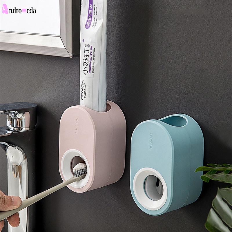 1 Dụng Cụ Nặn Kem Đánh Răng Tự Động Gắn Tường Không Cần Khoan Kiểu Bắc Âu Sáng Tạo Dùng Trong Nhà Tắm