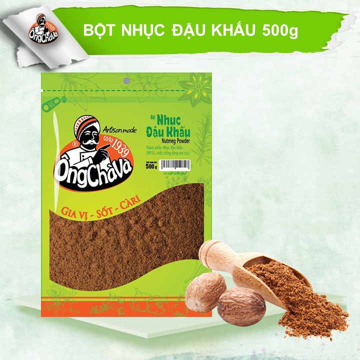 Bột Nhục Đậu Khấu Ông Chà Và 500gram (Nutmeg Powder)