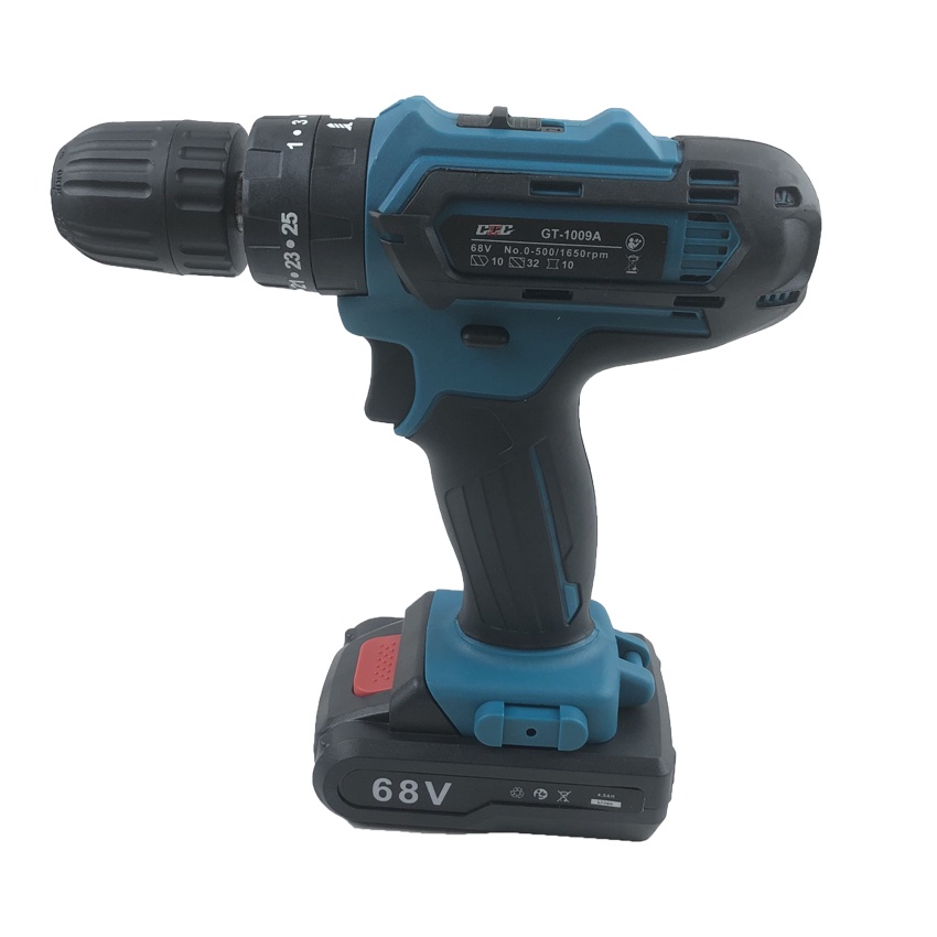 Máy khoan pin 3 chức năng GGG- 1009A, khoan gỗ, tháo vặn vít, có búa khoan tường, tặng kèm bộ phụ kiện 25 chi tiết