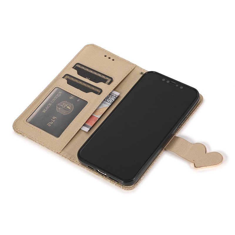 Bao da điện thoại dạng ví nắp lật khóa nam châm có ngăn đựng thẻ cho Samsung A72 A52 A42 A32 A12 A02S A71 A51 5g 4g