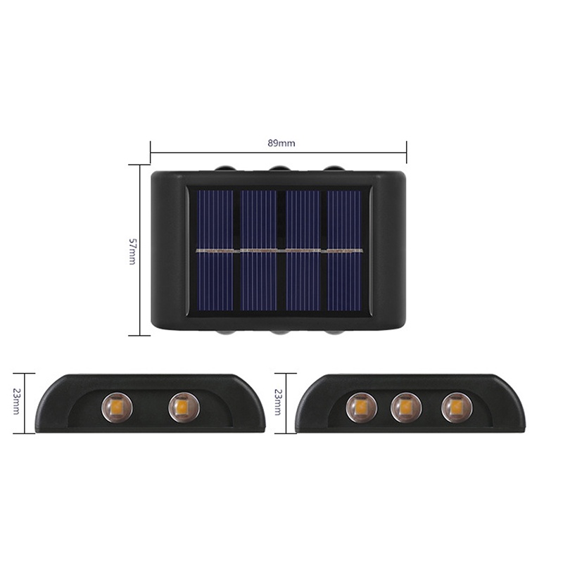 10 LED Đèn Năng Lượng Mặt Trời Chống Nước Trang Trí Sân Vườn