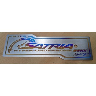 Bảng tên titan CNC 3D Satria mẫu mới