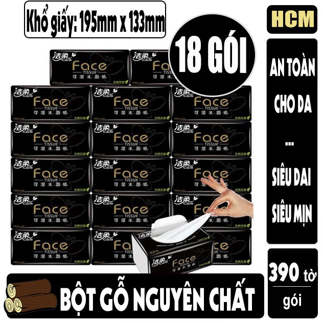 [Freeship HCM] Giấy ăn sợi trúc YCOOL thùng 30 gói