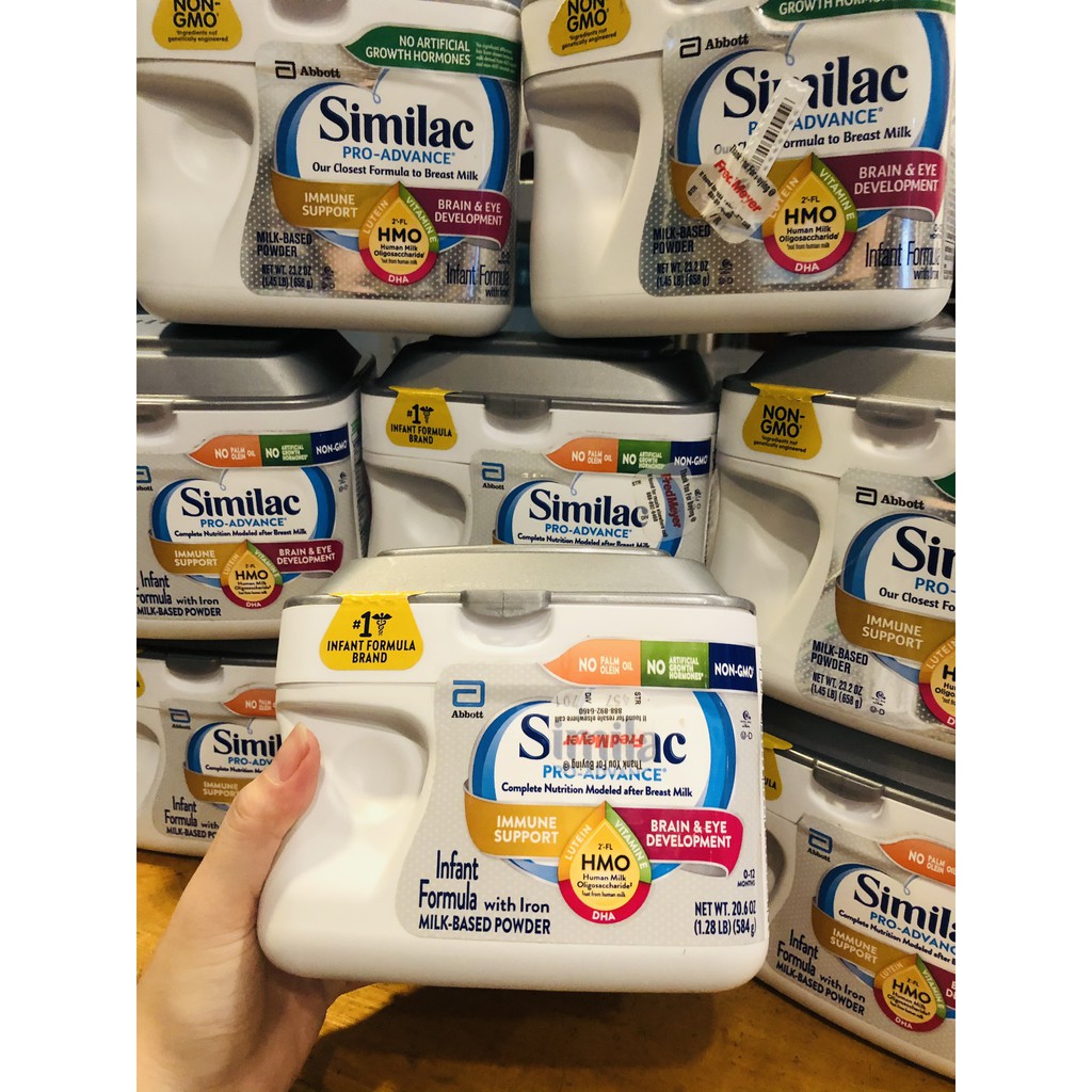 Sữa Similac Pro Advance Non Gmo 658g nhập Mỹ