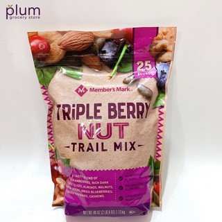 Các loại hoa quả hạt mix tổng hợp Member’s mark Triple Berry Nut trail Mix 1.13kg