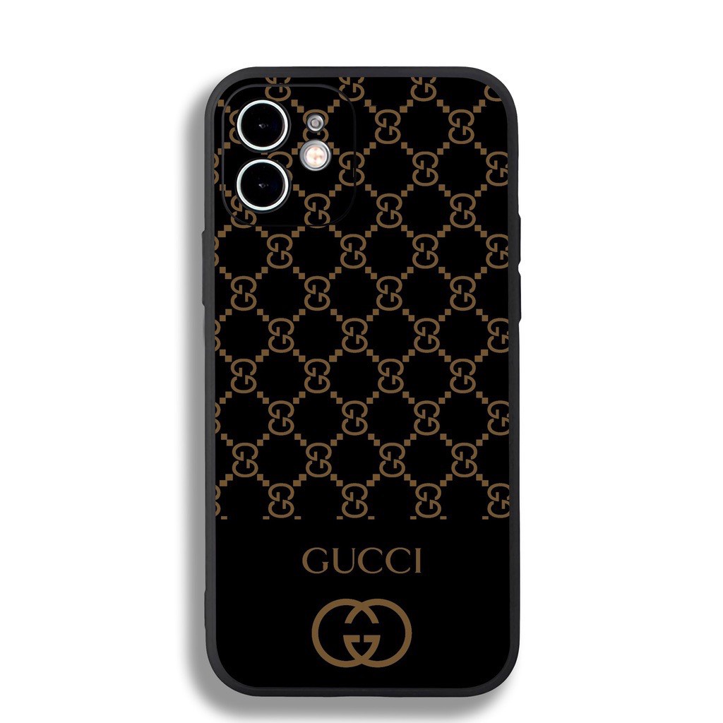 Ốp lưng iphone hình họa tiết g.ucci dẻo cạnh vuông bảo vệ camera cho ip 7plus/8plus/x/xs/xsmax/11/12/13/pro/promax